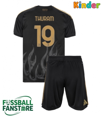 Juventus Khephren Thuram #19 Replik 3rd trikot Kinder 2026-27 Kurzarm (+ Kurze Hosen)